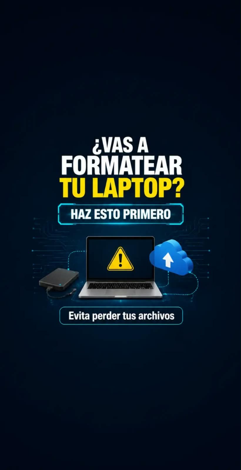 Qué hacer antes de formatear tu laptop