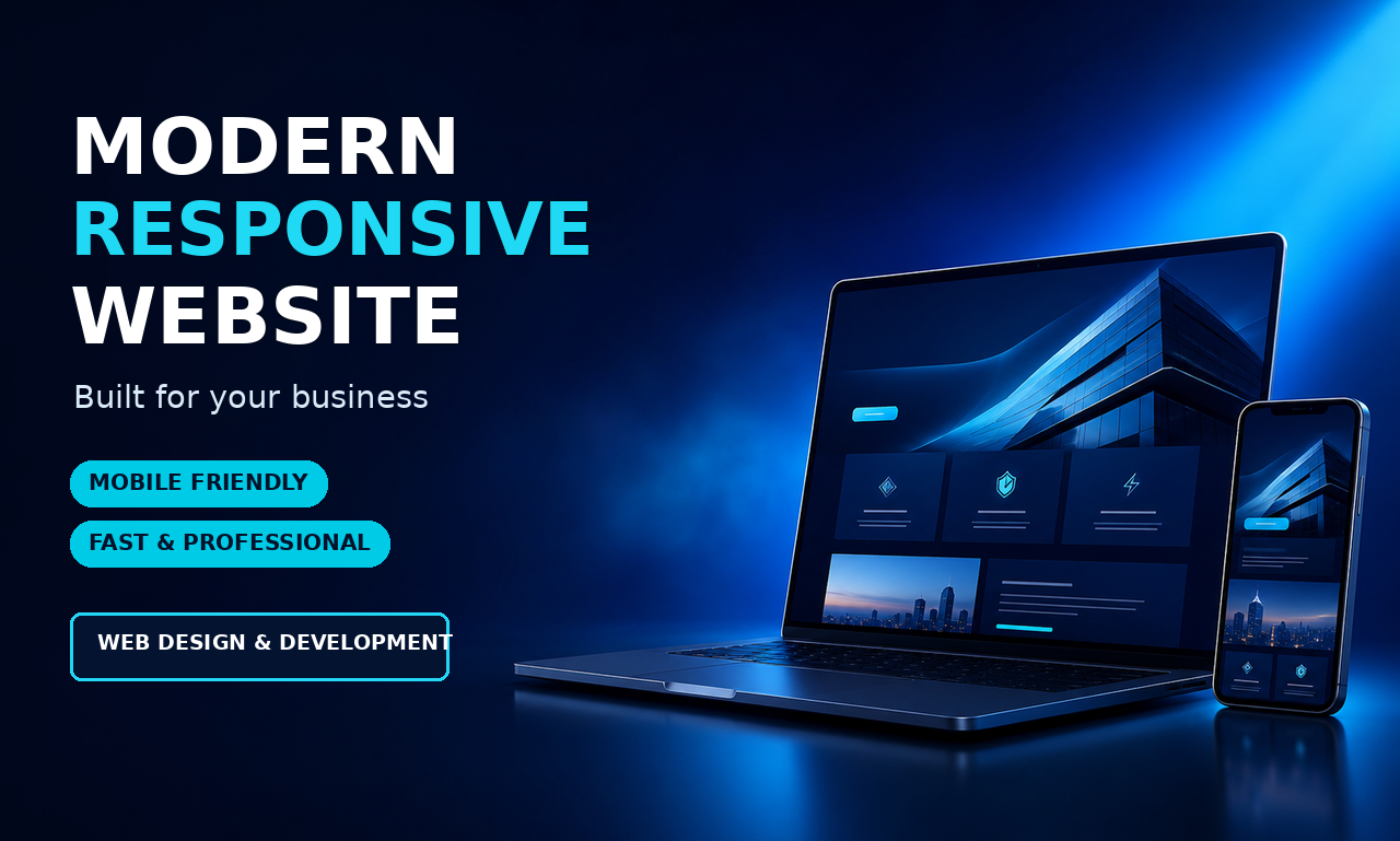 Presentación de una página web moderna