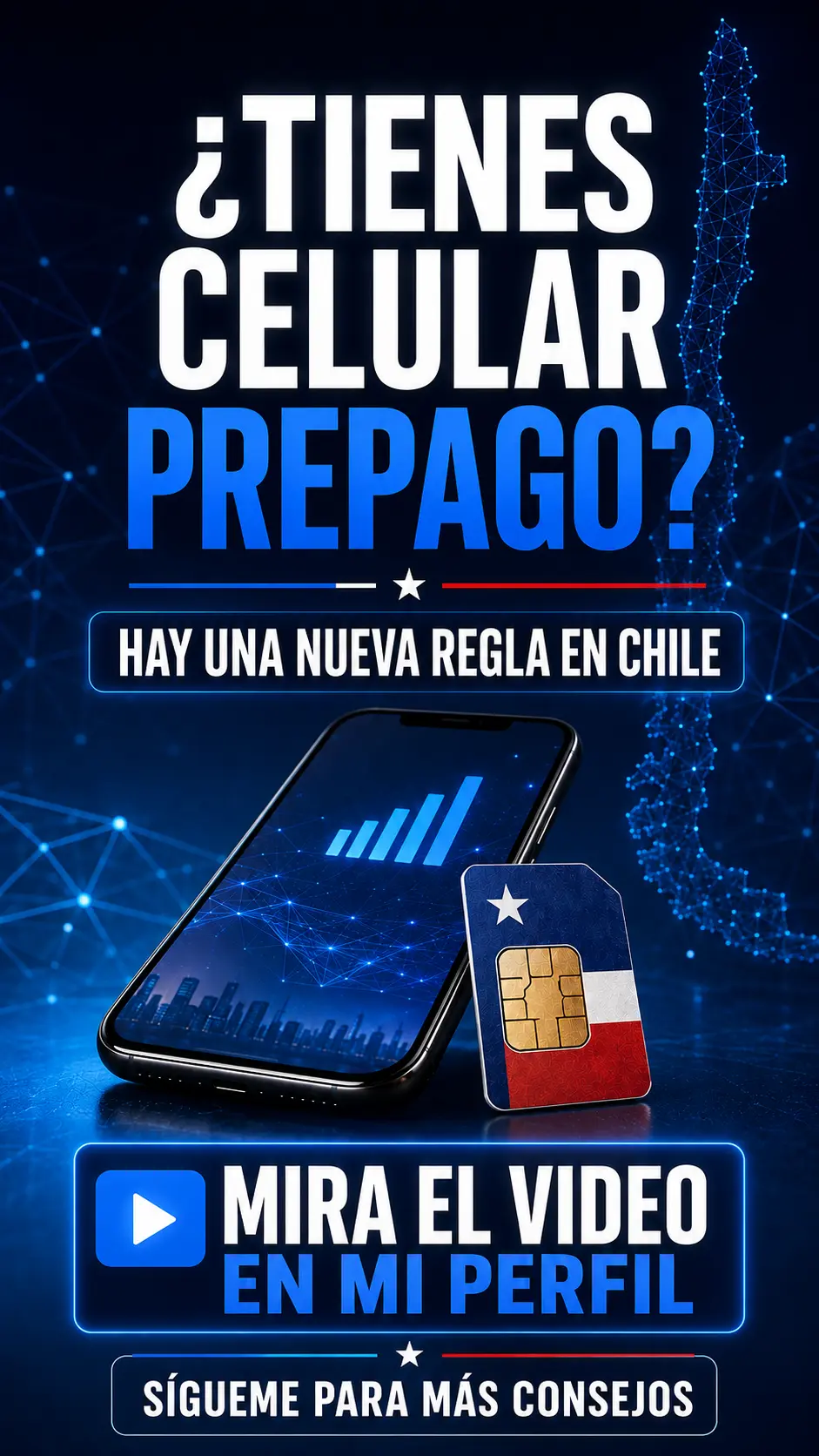 Nueva regla para teléfonos celulares prepago en Chile