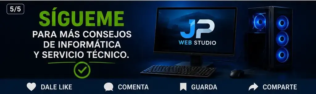 Consejos de informática y servicio técnico de JP Web Studio